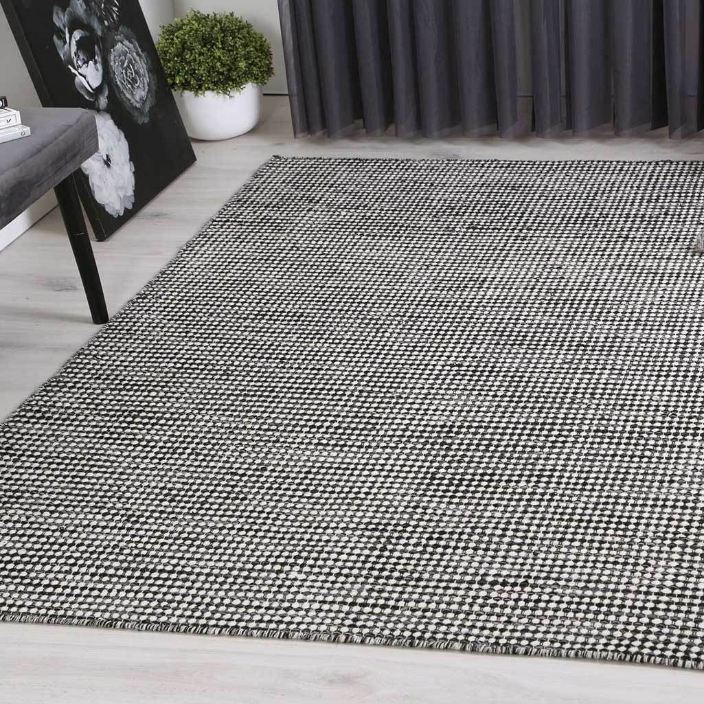 Zenno Charcoal Grey Rug Brand Ventures