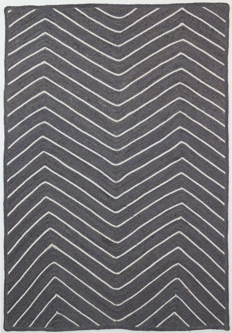 Natural Jute Grey Rug Brand Ventures