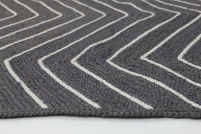 Natural Jute Grey Rug Brand Ventures