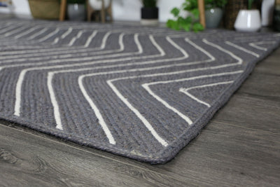 Natural Jute Grey Rug Brand Ventures