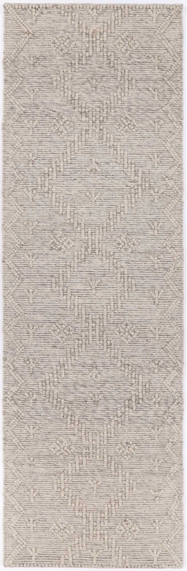 Anjuna Aztec Wool Blend Ash Rug (No Tassel).