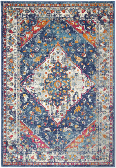 Crete Medalion Multi Coloured Rug Brand Ventures