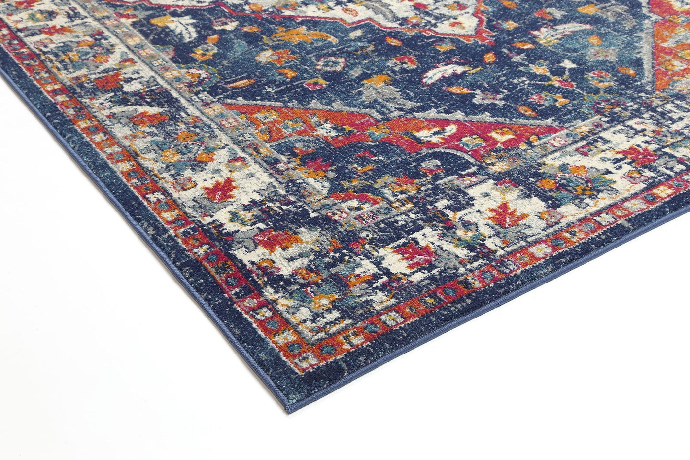 Crete Medalion Multi Coloured Rug Brand Ventures