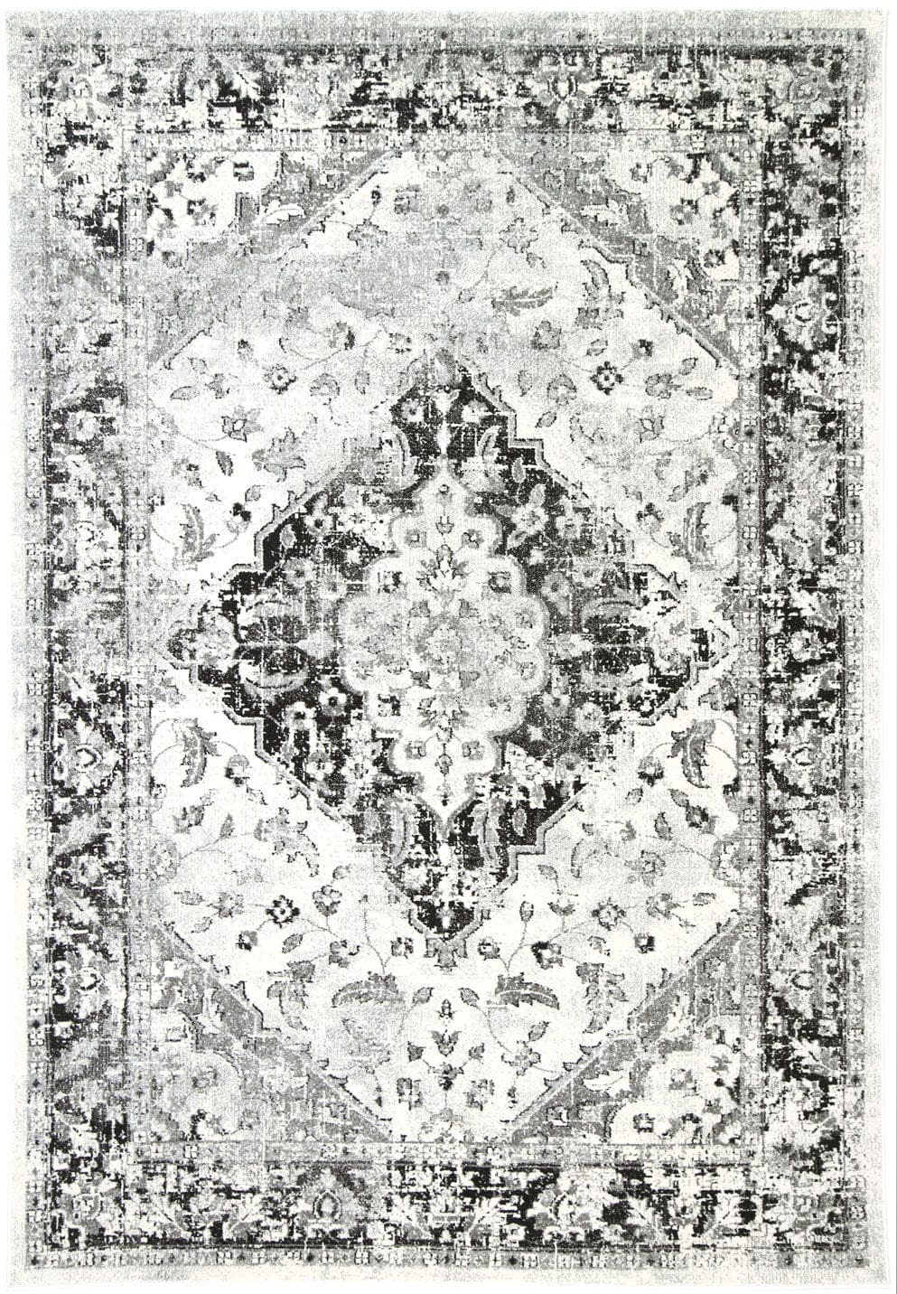 Crete Abundance Grey Rug Brand Ventures