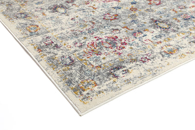 Crete Flowers Multi-Coloured Rug Brand Ventures