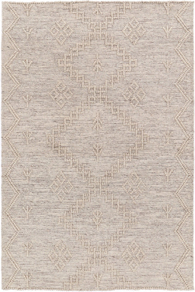 Anjuna Aztec Wool Blend Ash Rug (No Tassel).