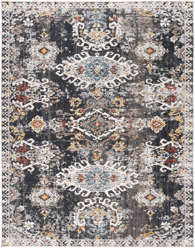 Elaheh Oriental Dark Blue Rug Brand Ventures