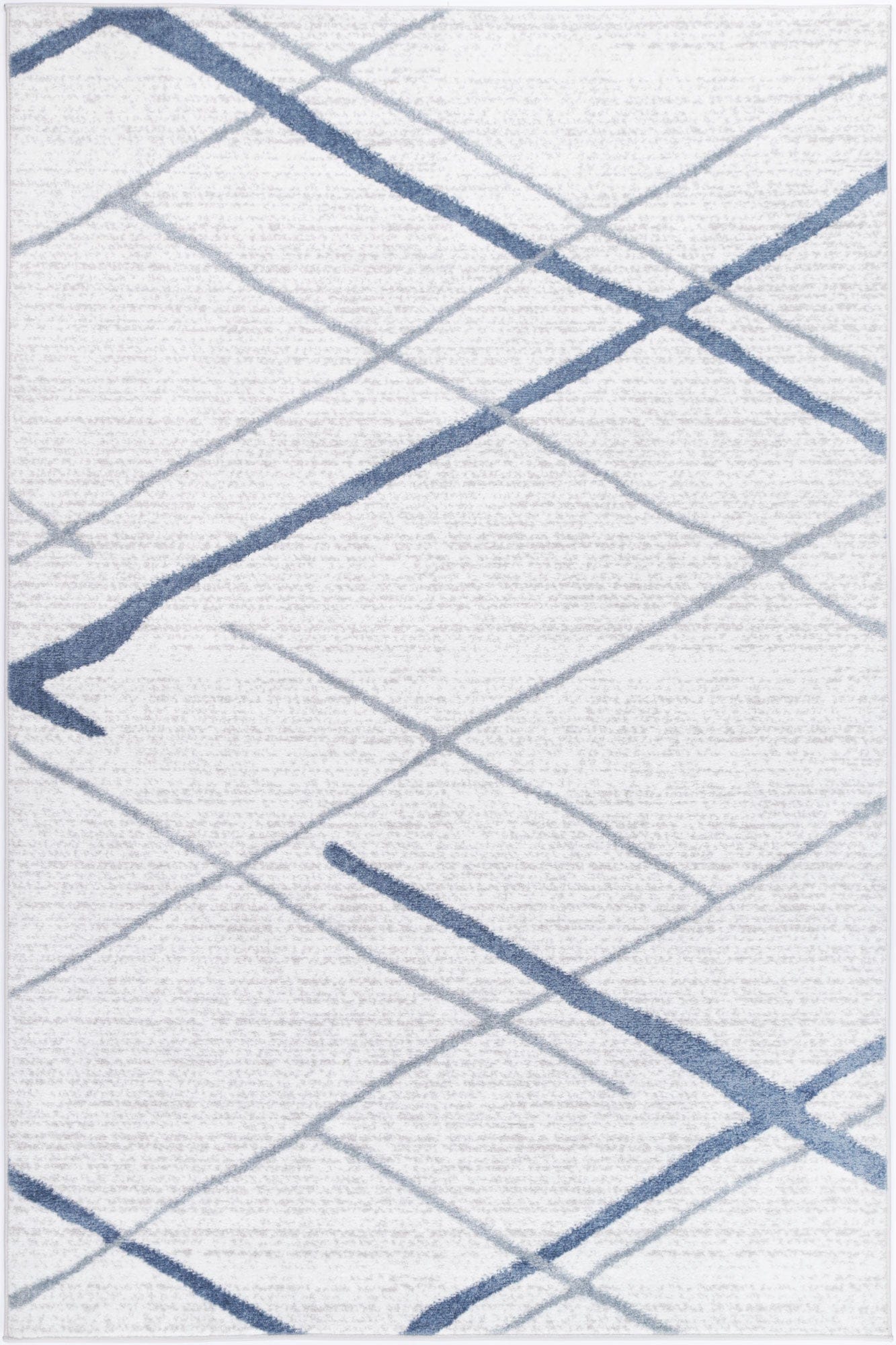 Christina Lattice Light Blue Contemporary Rug Brand Ventures