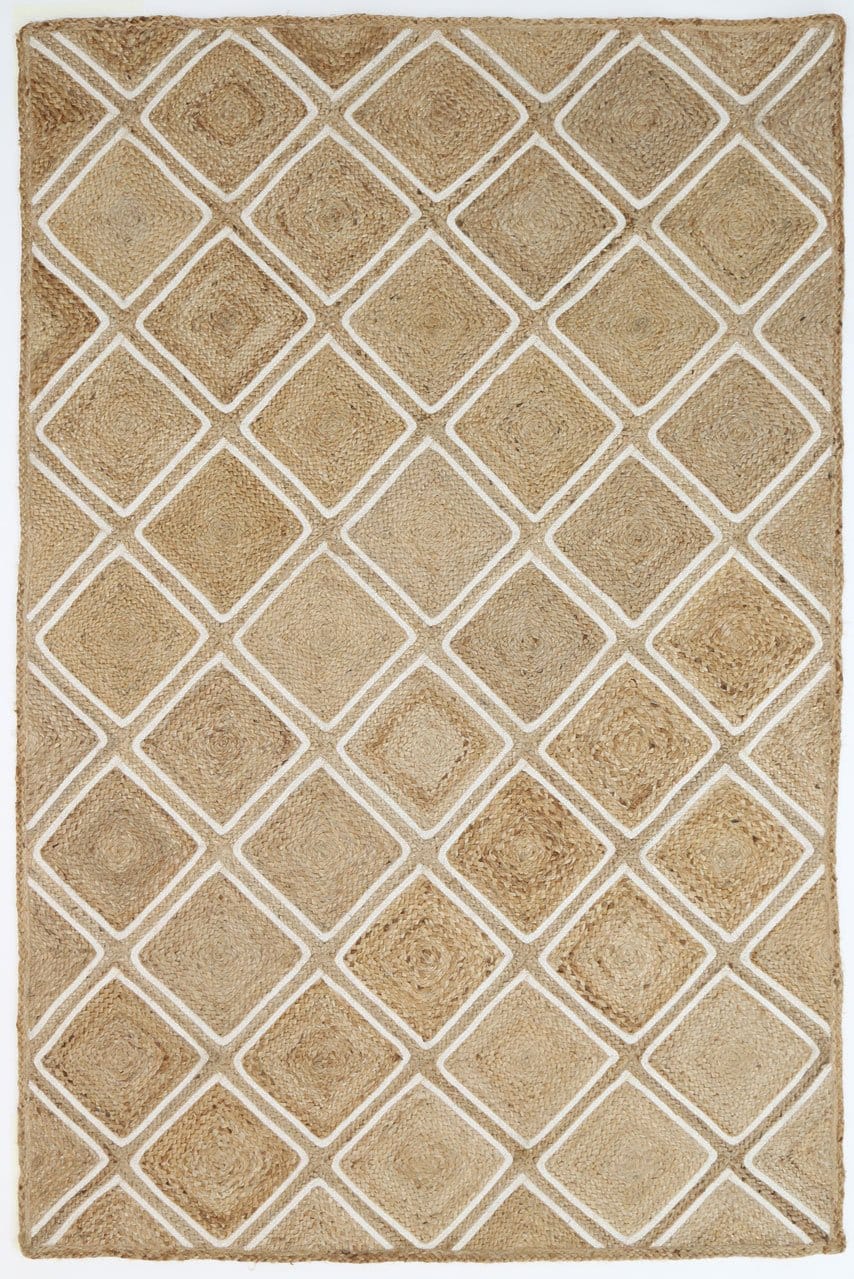 Natural Jute Beige Rug Brand Ventures