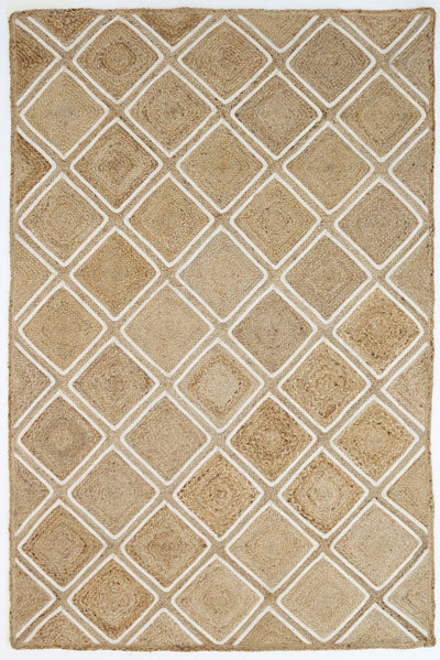 Natural Jute Beige Rug Brand Ventures