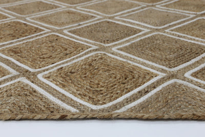 Natural Jute Beige Rug Brand Ventures