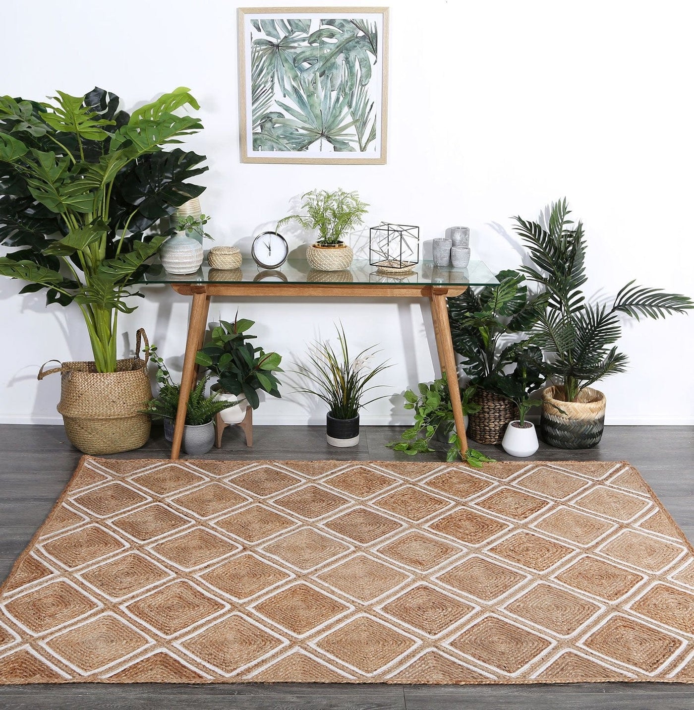 Natural Jute Beige Rug Brand Ventures