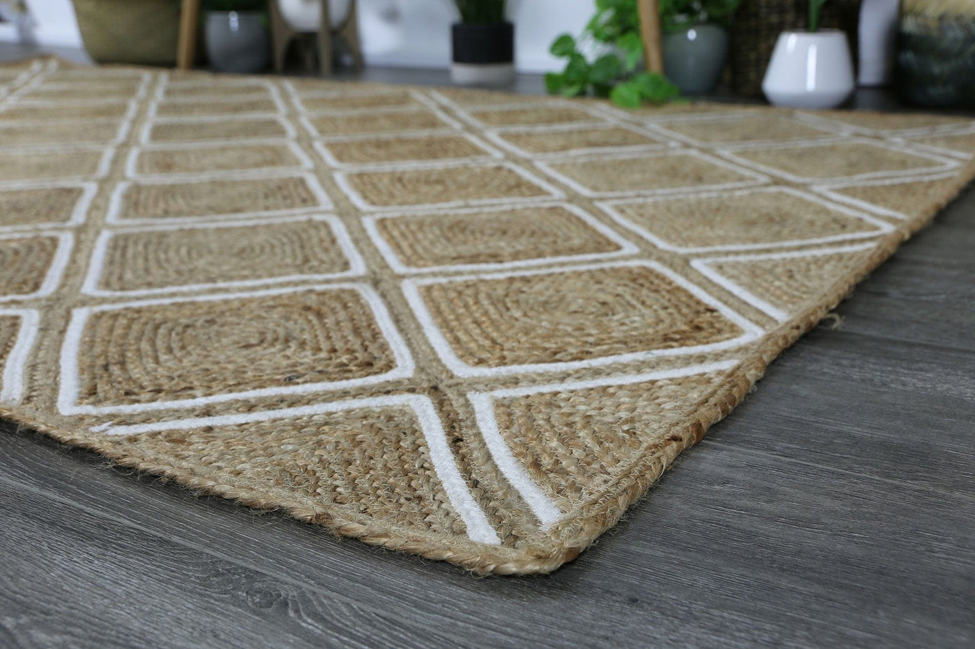 Natural Jute Beige Rug Brand Ventures