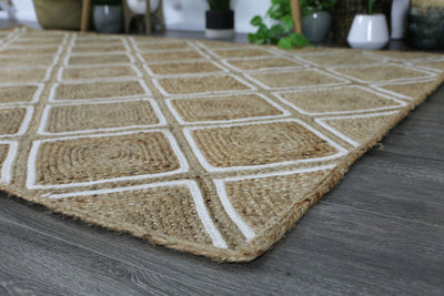 Natural Jute Beige Rug Brand Ventures