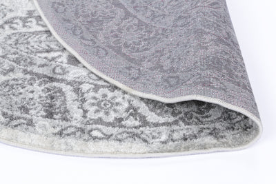 Navana White Grey Traditional Rug Brand Ventures