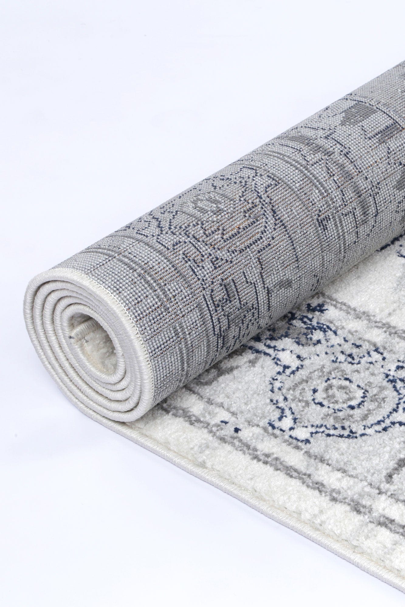 Navana Grey White Rug Brand Ventures