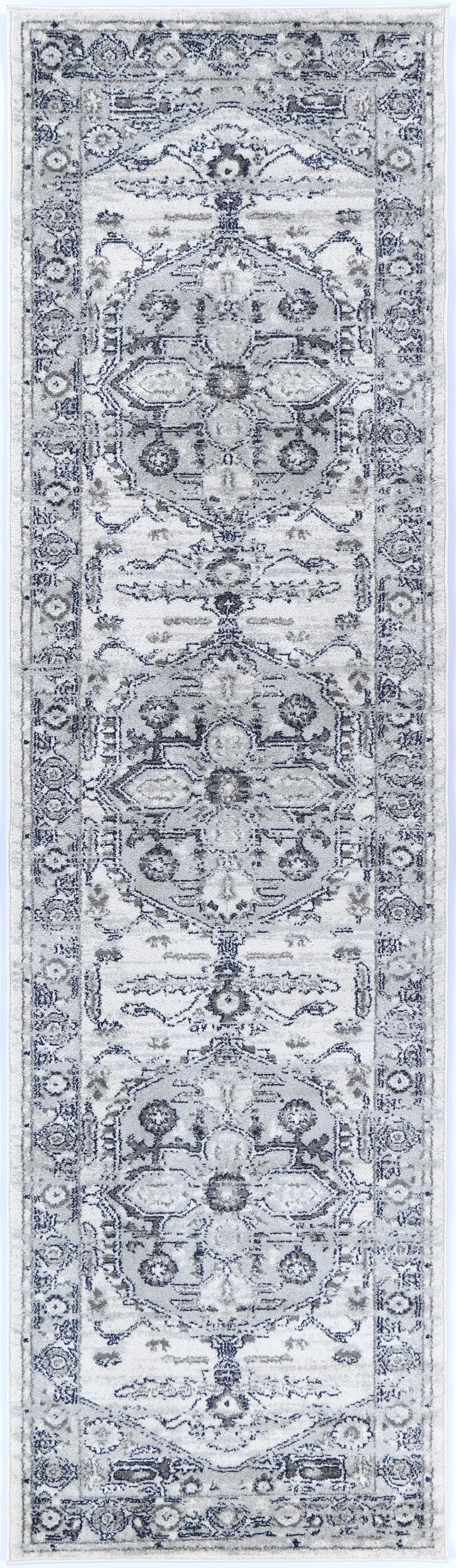 Navana Grey White Rug Brand Ventures