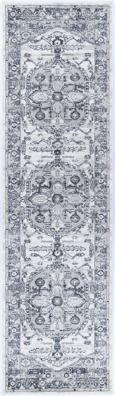 Navana Grey White Rug Brand Ventures