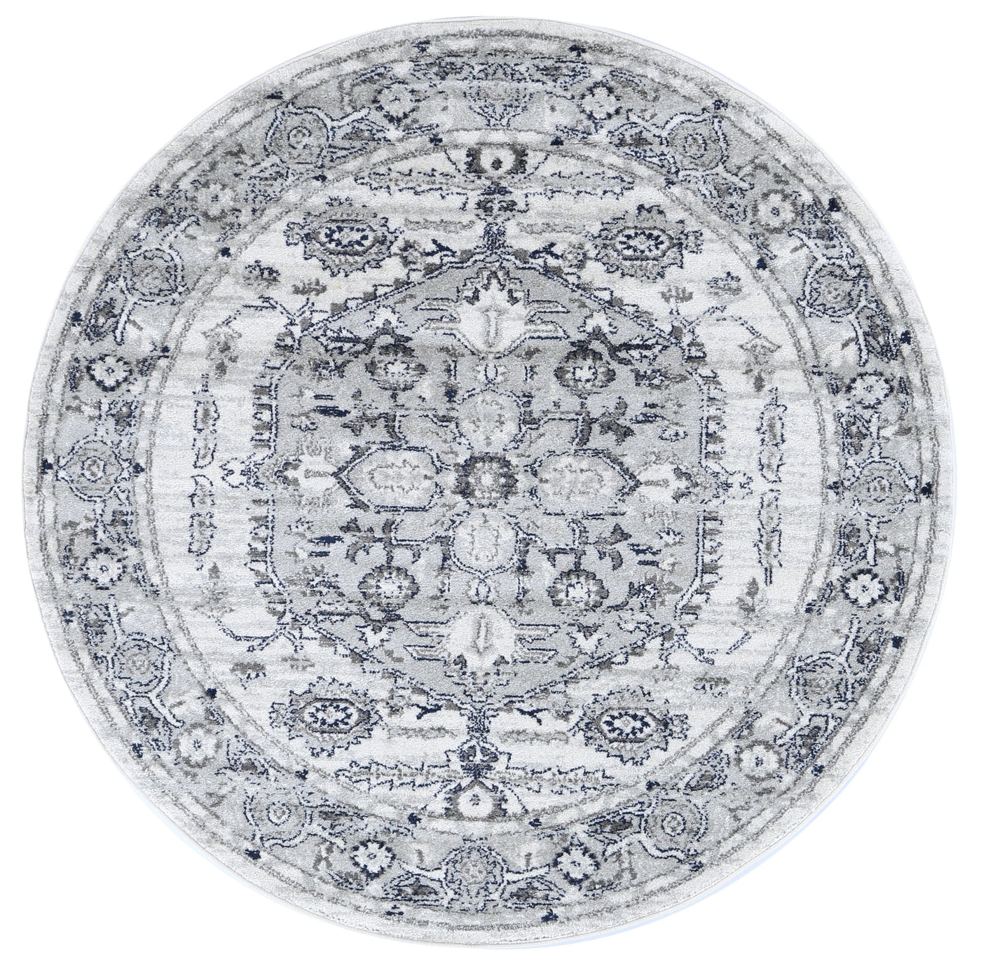 Navana Grey White Rug Brand Ventures