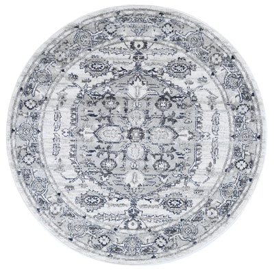 Navana Grey White Rug Brand Ventures