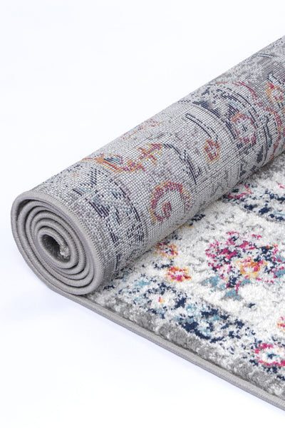 Navana Grey Multi Traditional Rug Brand Ventures