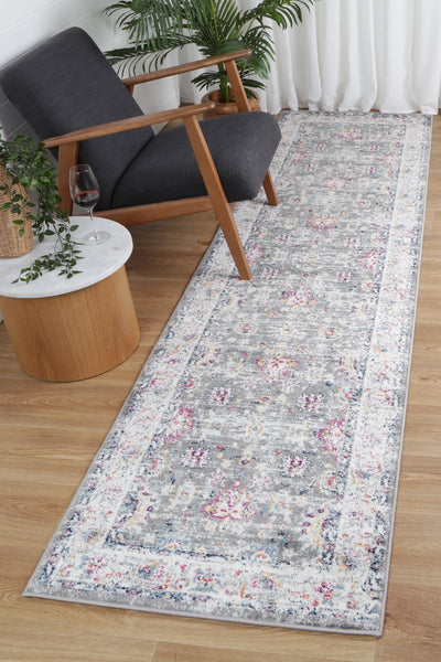 Navana Grey Multi Traditional Rug Brand Ventures