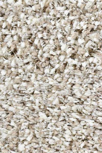 Plain Portland Shaggy Rug Beige 2211