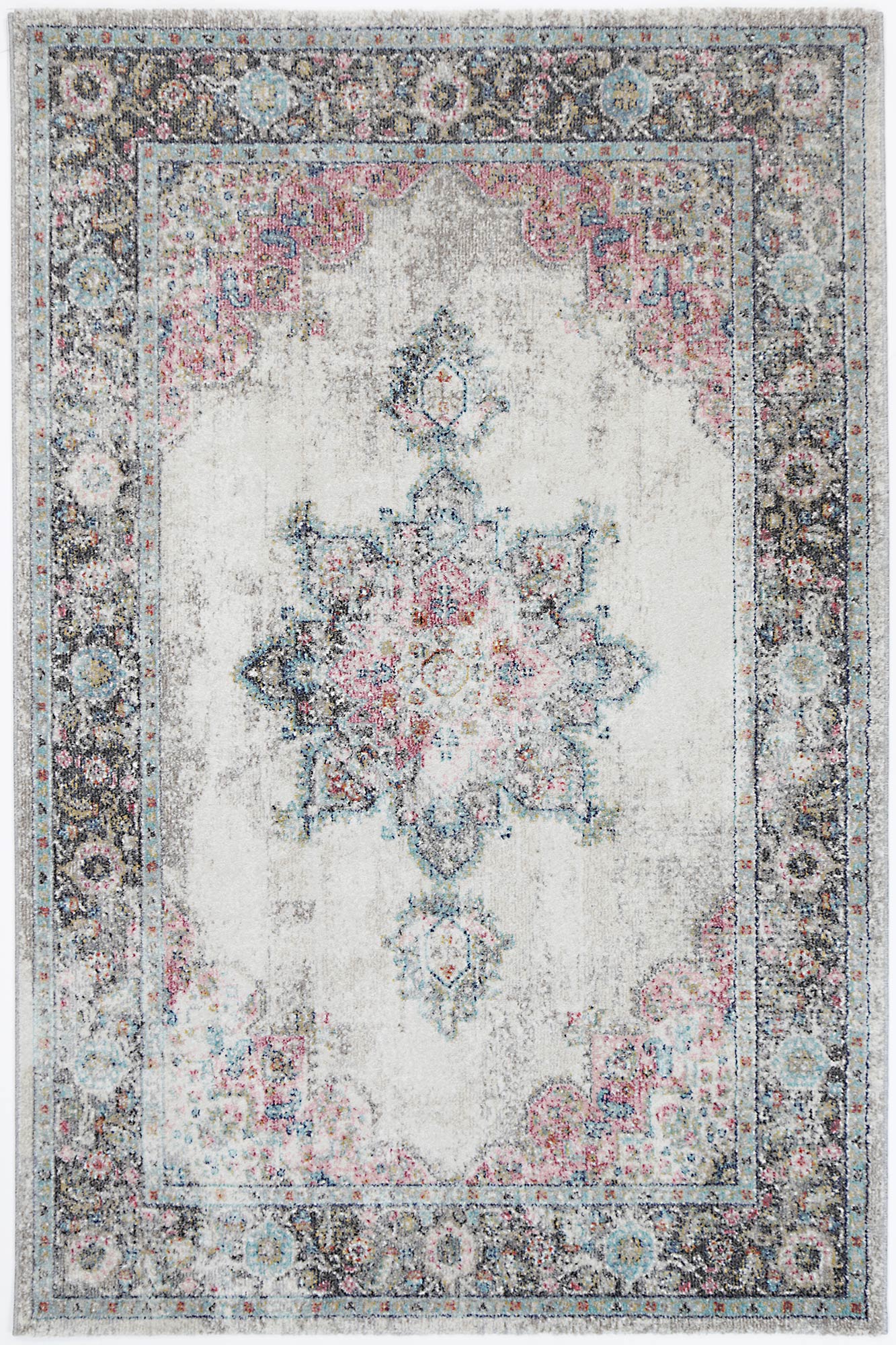 Konya Transitional Cream Rug Brand Ventures