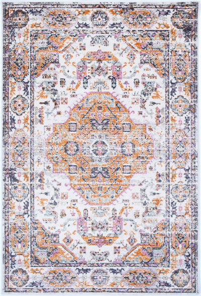 Zazaa Medallion Rustic Rug Brand Ventures