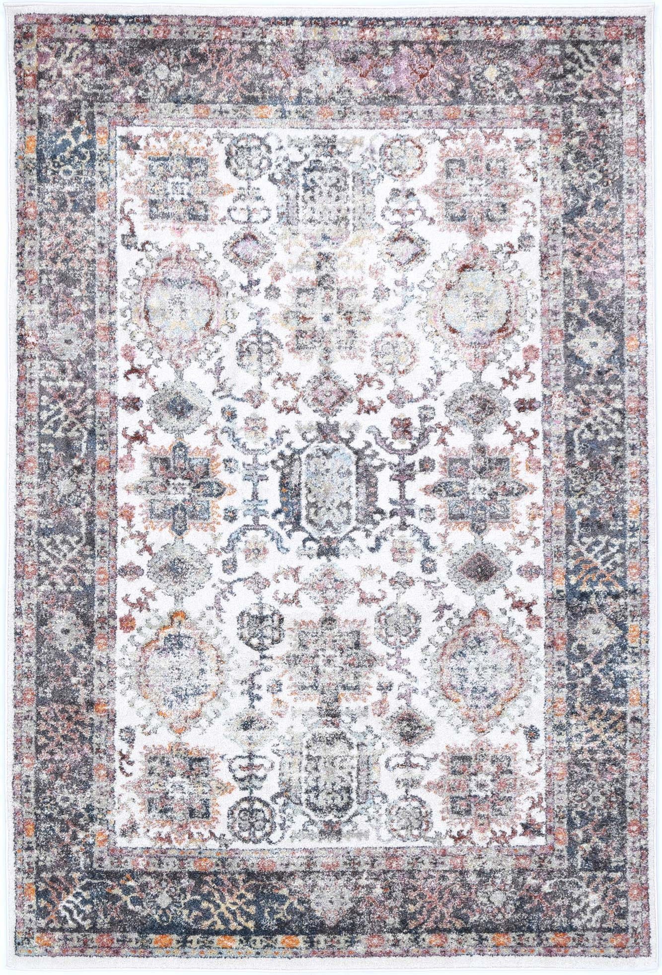 Zazaa Boarder Cream Rug Brand Ventures